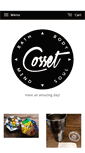 Mobile Screenshot of cossetbathandbody.com